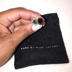 Marc Jacobs black stud earrings!